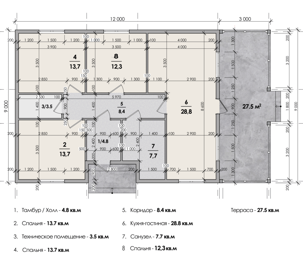 Дом «Сканди-135» — фото проекта, вид 11, Scandy House
